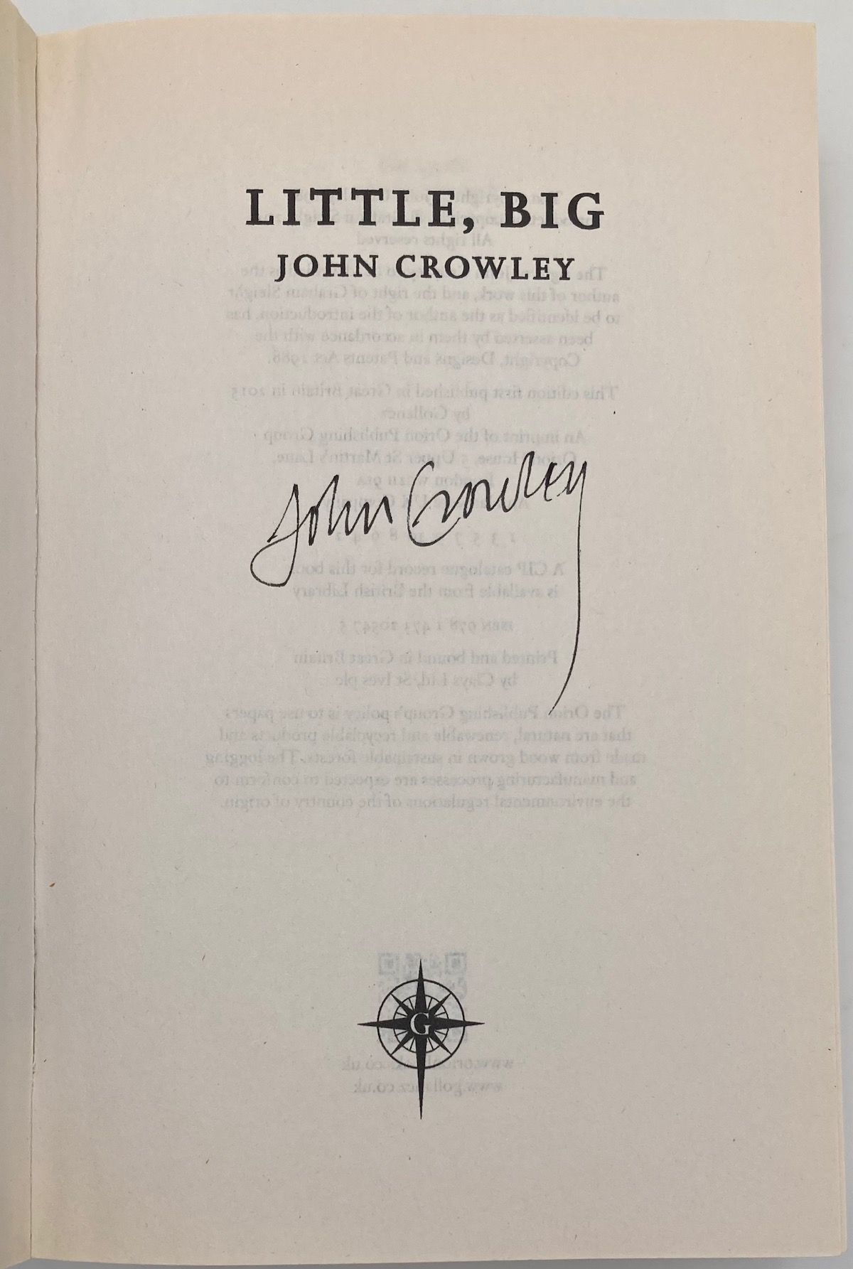 Little, Big by John Crowley - The Endless Bookshelf