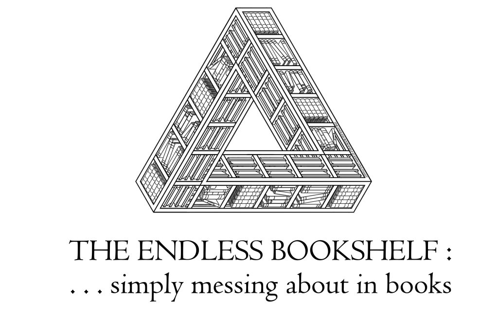 The Endless Bookshelf, image copyright 2026 by John Coulthart